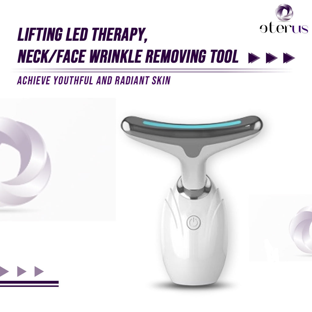● Dispositivo LED para levantar la cara y el cuello, Rejuvenece tu piel desde casa