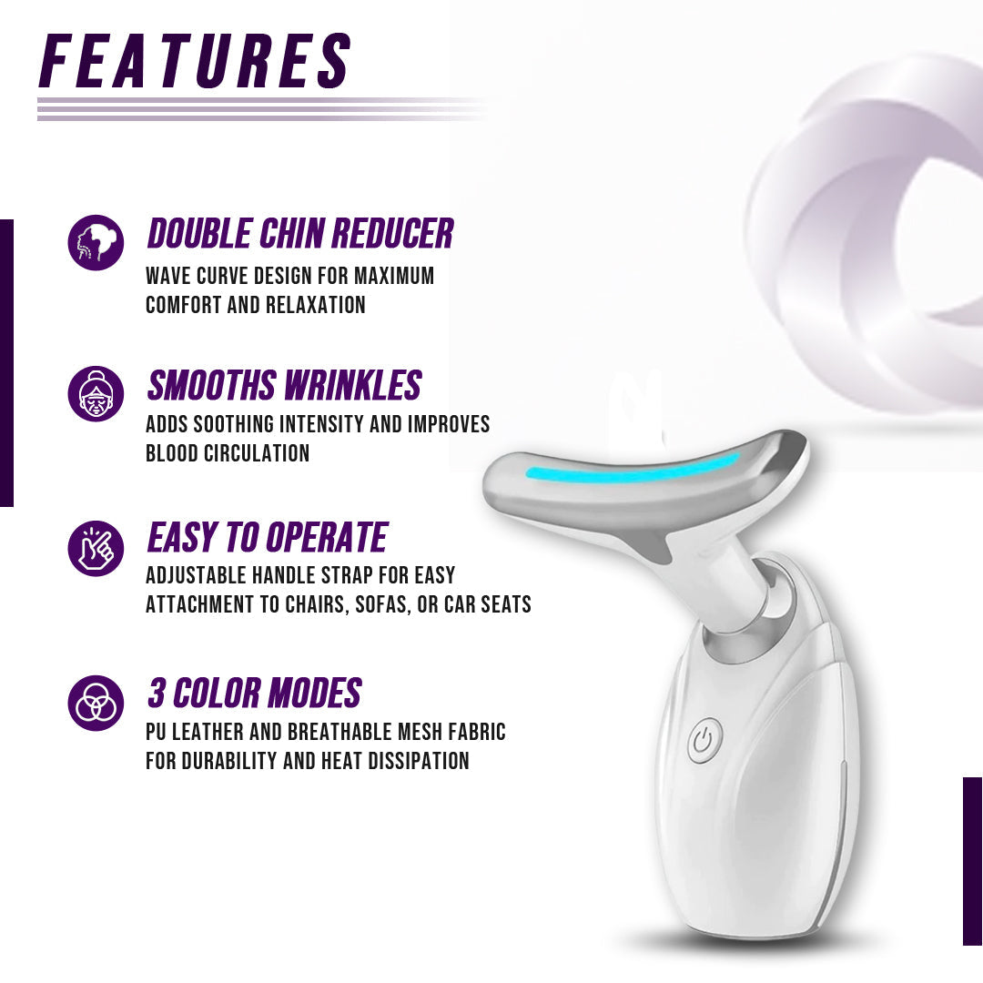 ● Dispositivo LED para levantar la cara y el cuello, Rejuvenece tu piel desde casa