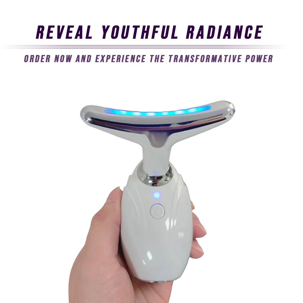 ● Dispositivo LED para levantar la cara y el cuello, Rejuvenece tu piel desde casa