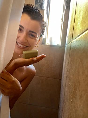 NUEVO PAQUETE DE 3 JABONES DE ACEITE DE OLIVA 100% NATURAL: LAVANDA, MIEL, ARGÁN