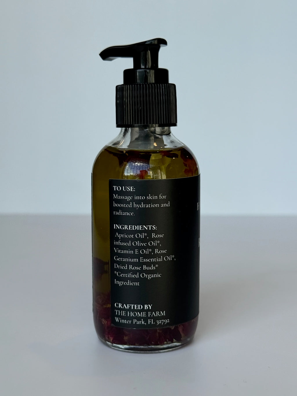 Aceite corporal de rosa